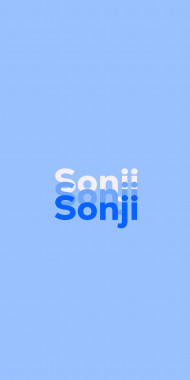 Name DP: Sonji