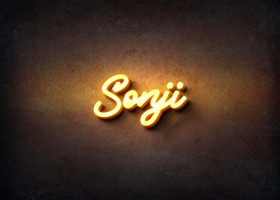 Glow Name Profile Picture for Sonji