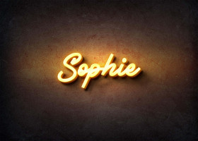 Glow Name Profile Picture for Sophie