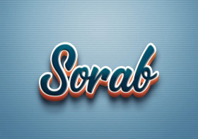Cursive Name DP: Sorab