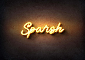 Glow Name Profile Picture for Sparsh