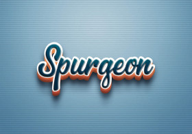 Cursive Name DP: Spurgeon