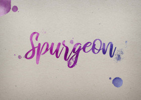 Spurgeon Watercolor Name DP