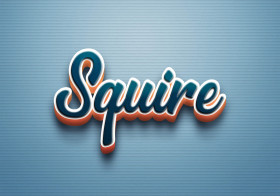Cursive Name DP: Squire