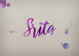 Srita Watercolor Name DP