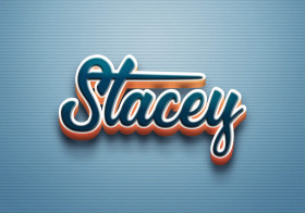 Cursive Name DP: Stacey