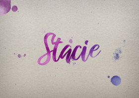 Stacie Watercolor Name DP