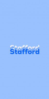 Name DP: Stafford