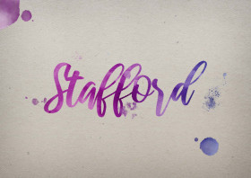 Stafford Watercolor Name DP