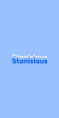 Name DP: Stanislaus