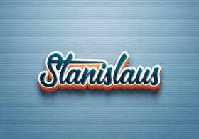 Cursive Name DP: Stanislaus
