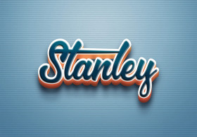 Cursive Name DP: Stanley