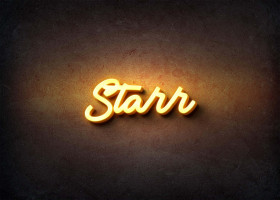 Glow Name Profile Picture for Starr