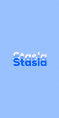 Name DP: Stasia