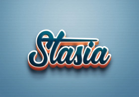 Cursive Name DP: Stasia