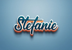 Cursive Name DP: Stefanie