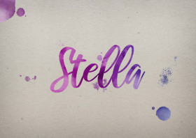 Stella Watercolor Name DP