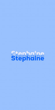 Name DP: Stephaine