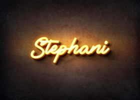Glow Name Profile Picture for Stephani