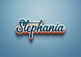 Cursive Name DP: Stephania