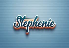 Cursive Name DP: Stephenie