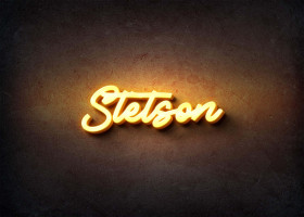 Glow Name Profile Picture for Stetson