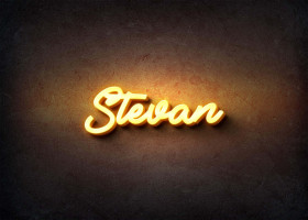 Glow Name Profile Picture for Stevan