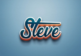 Cursive Name DP: Steve