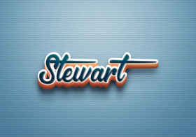 Cursive Name DP: Stewart