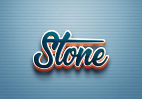Cursive Name DP: Stone