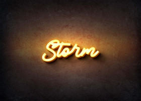 Glow Name Profile Picture for Storm