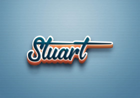 Cursive Name DP: Stuart