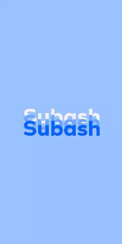 Name DP: Subash