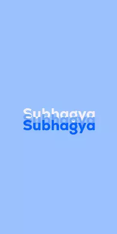 Name DP: Subhagya