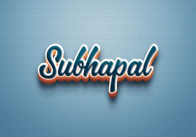 Cursive Name DP: Subhapal