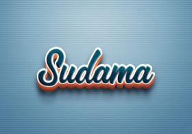 Cursive Name DP: Sudama