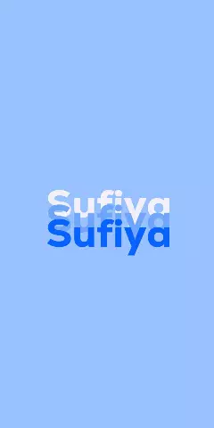 Name DP: Sufiya