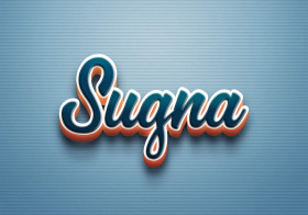 Cursive Name DP: Sugna