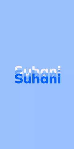 Name DP: Suhani