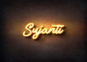 Glow Name Profile Picture for Sujanti