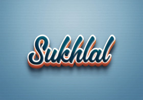 Cursive Name DP: Sukhlal