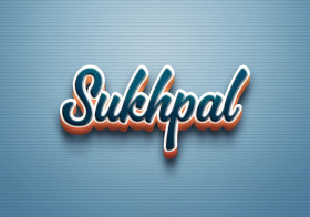 Cursive Name DP: Sukhpal