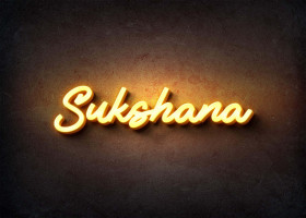 Glow Name Profile Picture for Sukshana