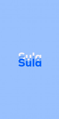 Name DP: Sula