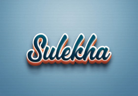Cursive Name DP: Sulekha