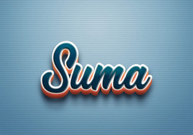 Cursive Name DP: Suma