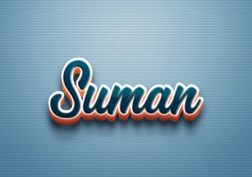 Cursive Name DP: Suman