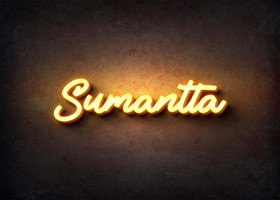Glow Name Profile Picture for Sumanlta