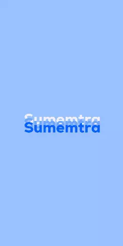Name DP: Sumemtra