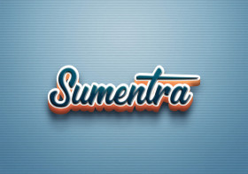 Cursive Name DP: Sumentra